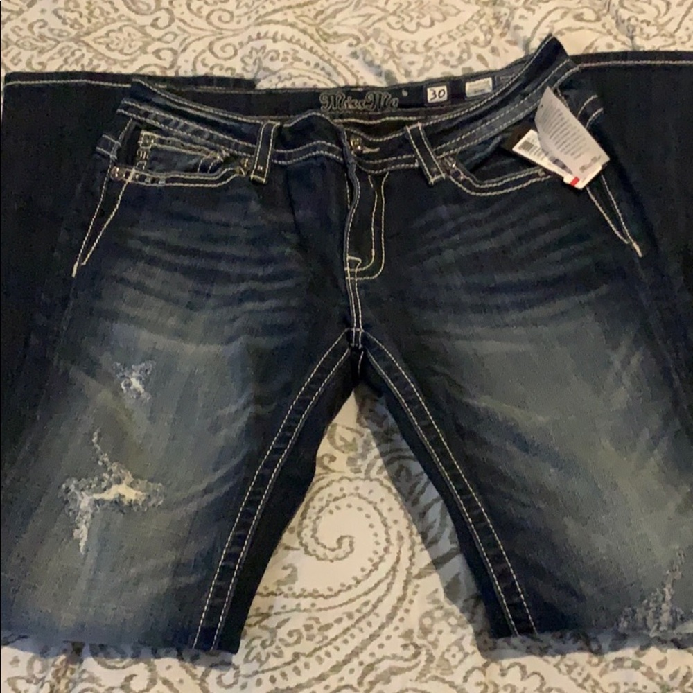 Brand New Miss Me Blue Jeans with tags